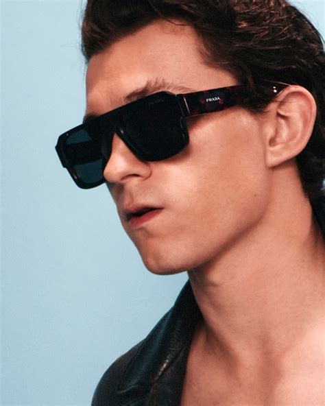 occhiali prada uomo tom holland|Tom Holland Stars in Prada's SS22 Campaign .